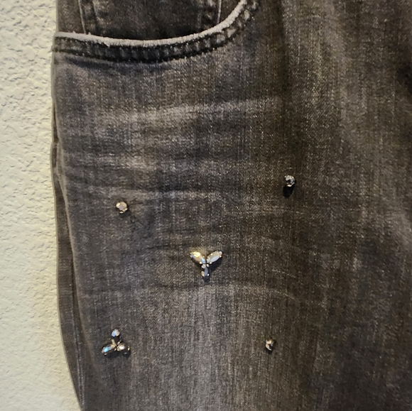Chicos Embellished Black Jeans - Picture 2 of 2